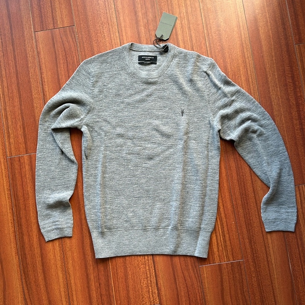 NWT Grey Merino Sweater